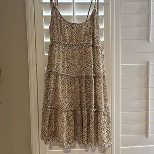 Lightweight yellow printed sundress!